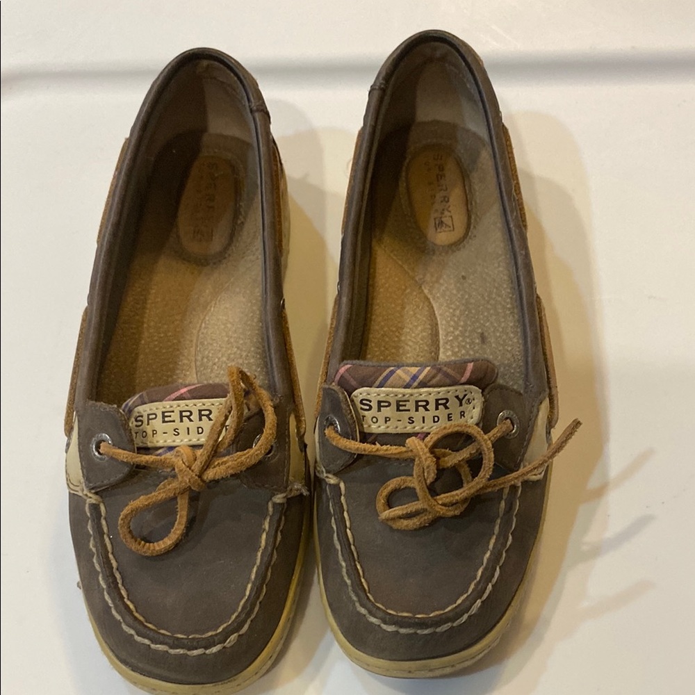 Sperry Brown and Tan Boat Shoes